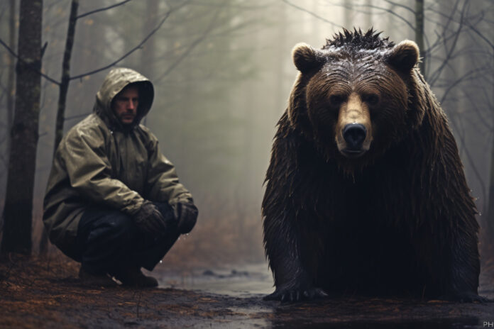 Man vs bear debate